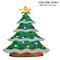 50" LED Lighted Artificial Outdoor Yard Decoration Christmas Tree